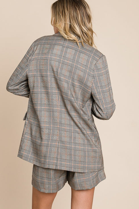 TARTAN CHECK JACKET